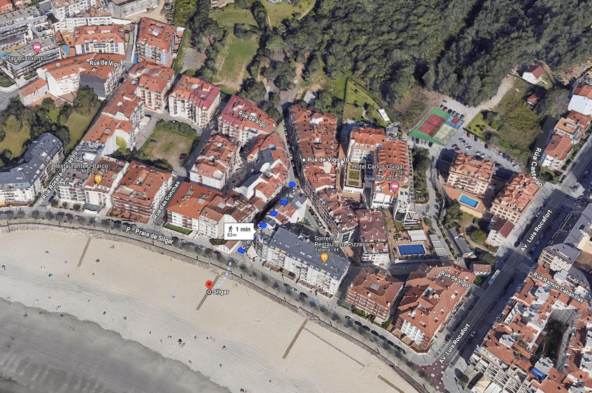 Apartamento Sanxenxo Bagian luar foto